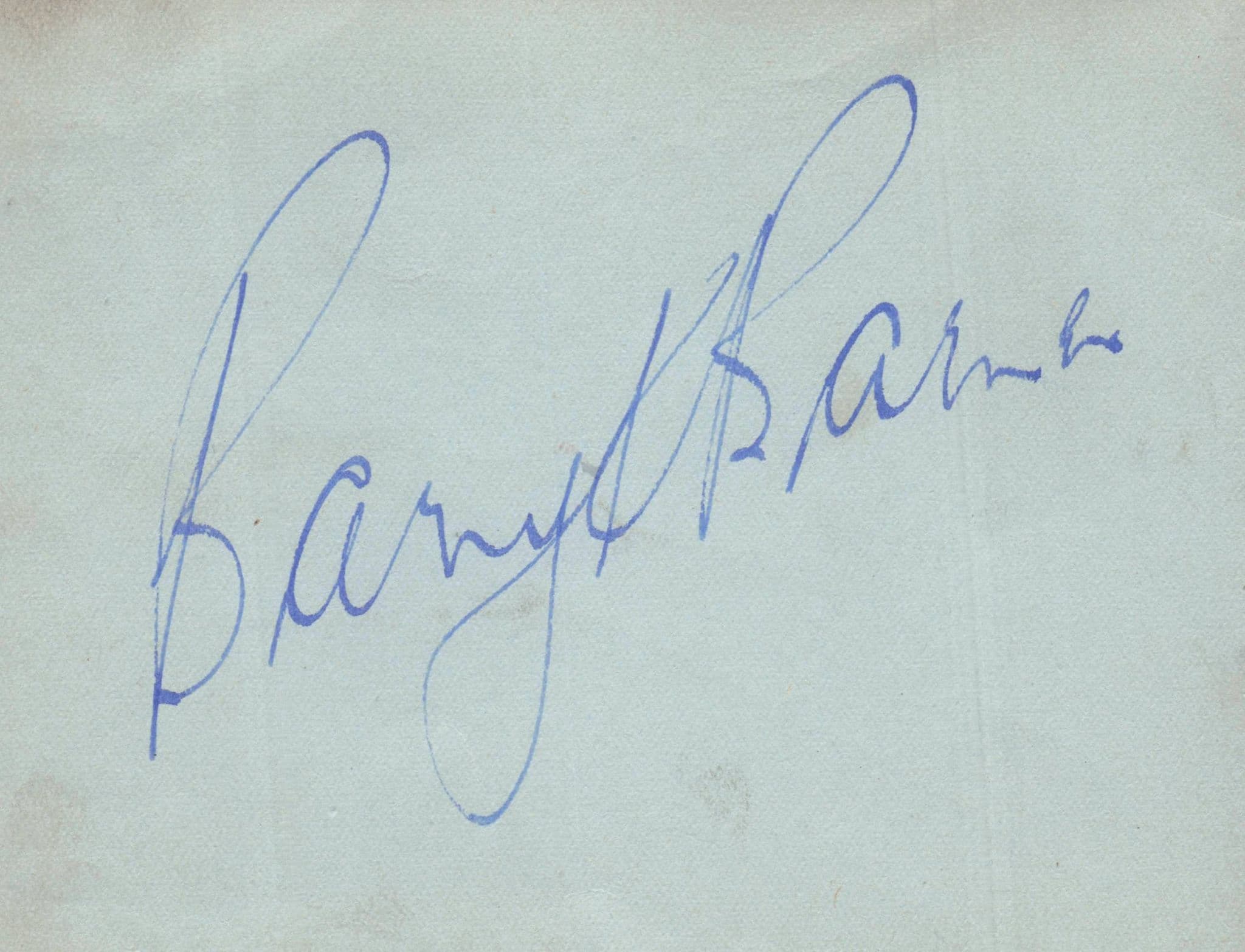Harry Roy Bandleader Double Hand Signed Autograph Page
