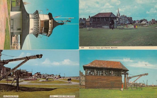 Harwich Crane Pilot Station 4x 1970s Postcard s