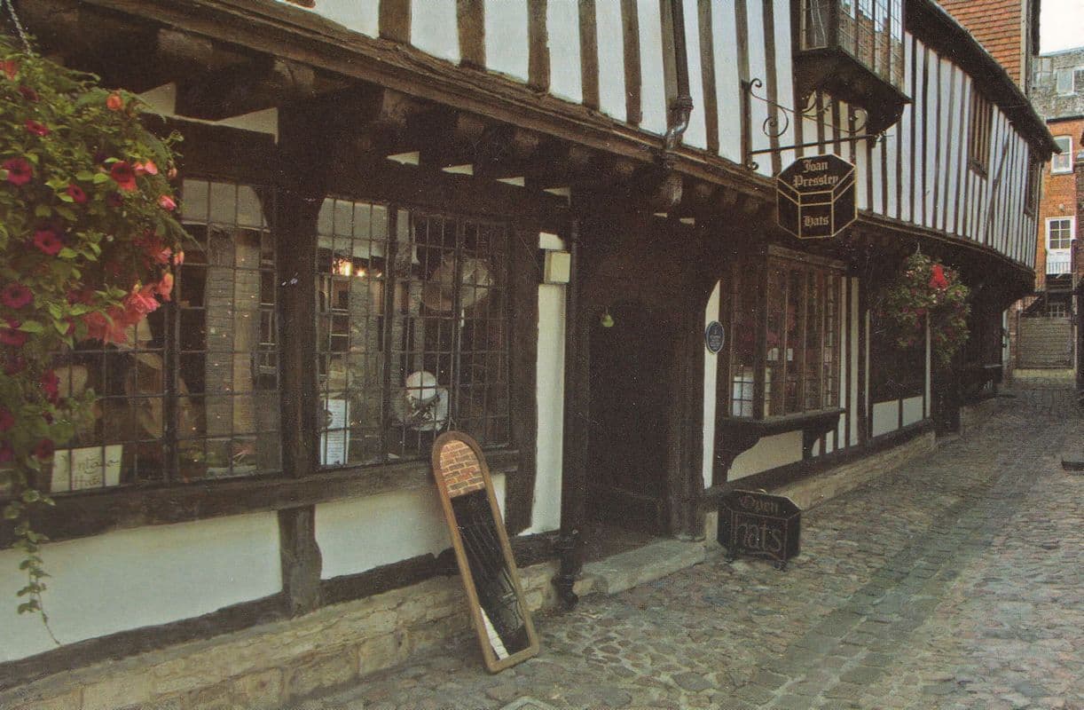 Hat Shop at Devizes Wiltshire Camera Club Rare Postcard