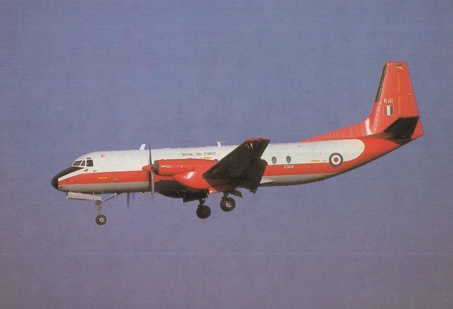 Hawker Siddeley Andover C.1 XS641 Squadron Raf Benson Postcard
