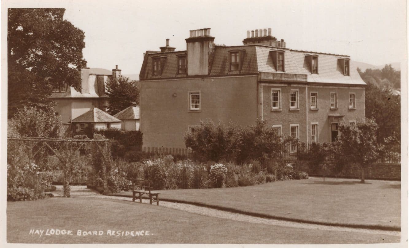 Hay Lodge Residence Nairn Scotland Vintage Real Photo Old Postcard