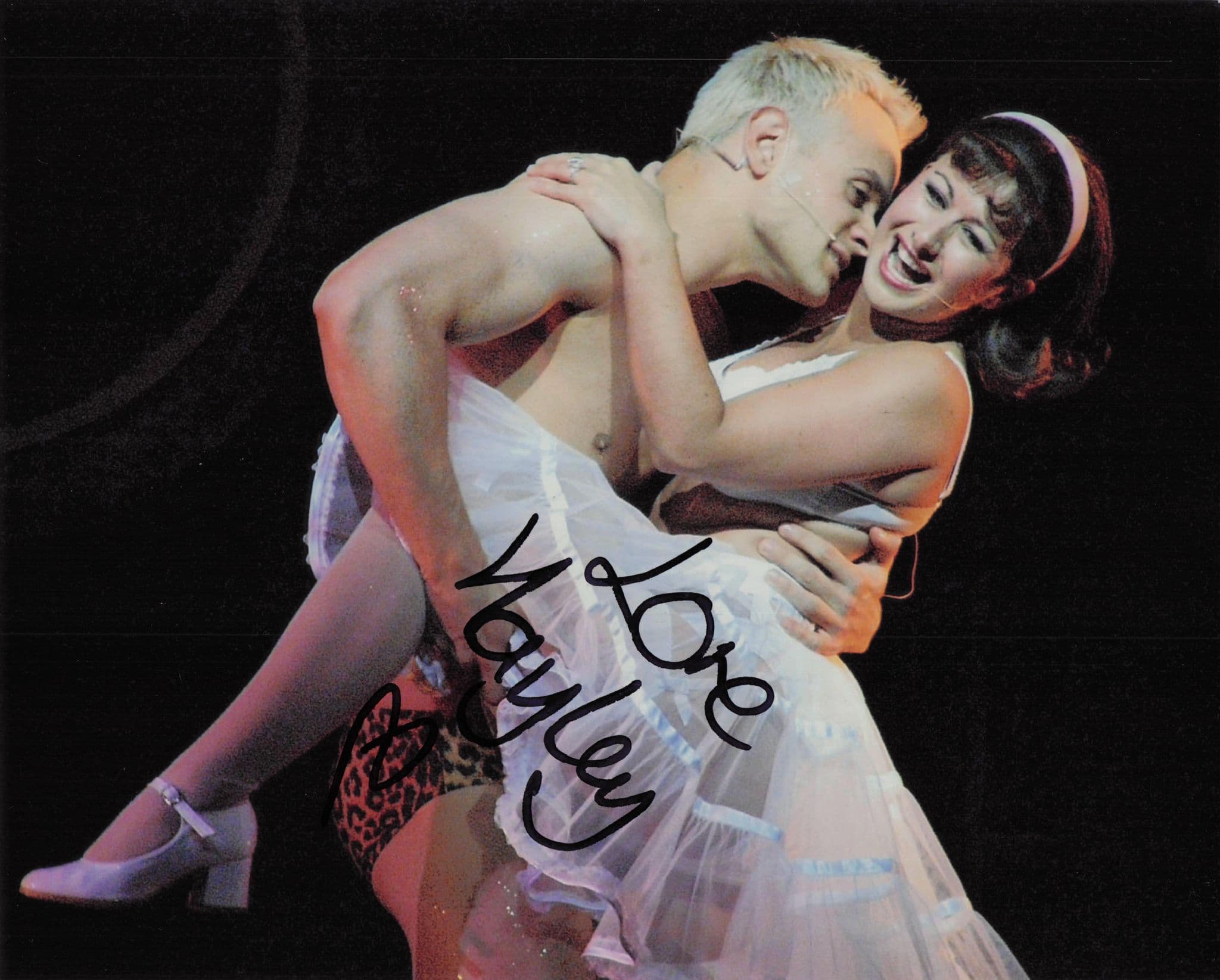 Hayley Tamaddon Emmerdale Dancing On Ice Rocky Horror 10x8 Hand Signed Photo