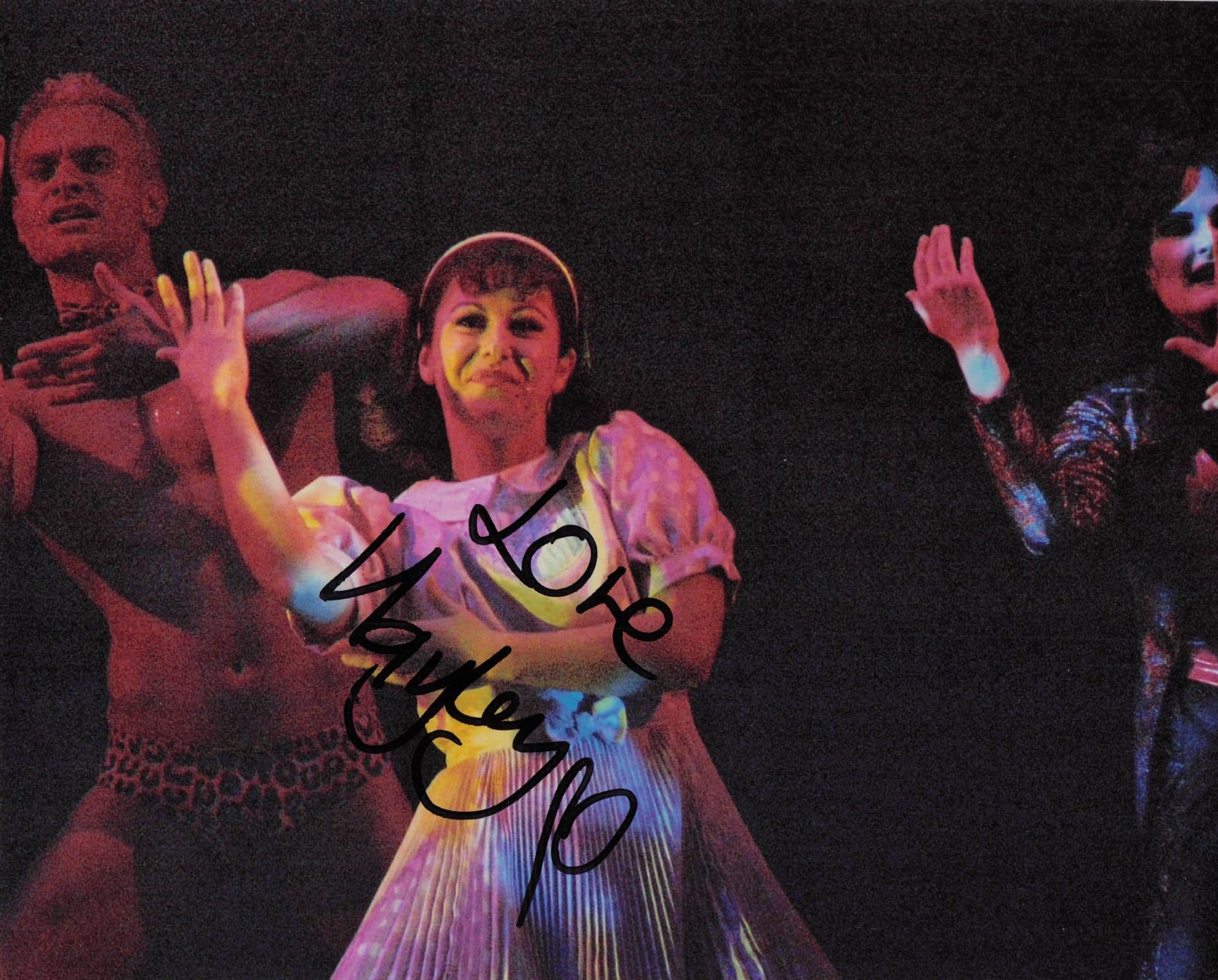 Hayley Tamaddon Emmerdale Dancing On Ice Rocky Horror Large Hand Signed Photo