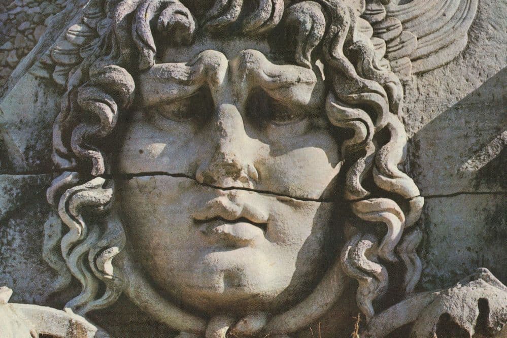 Head Of Medusa Turkey The Hammer Film Gorgon Postcard