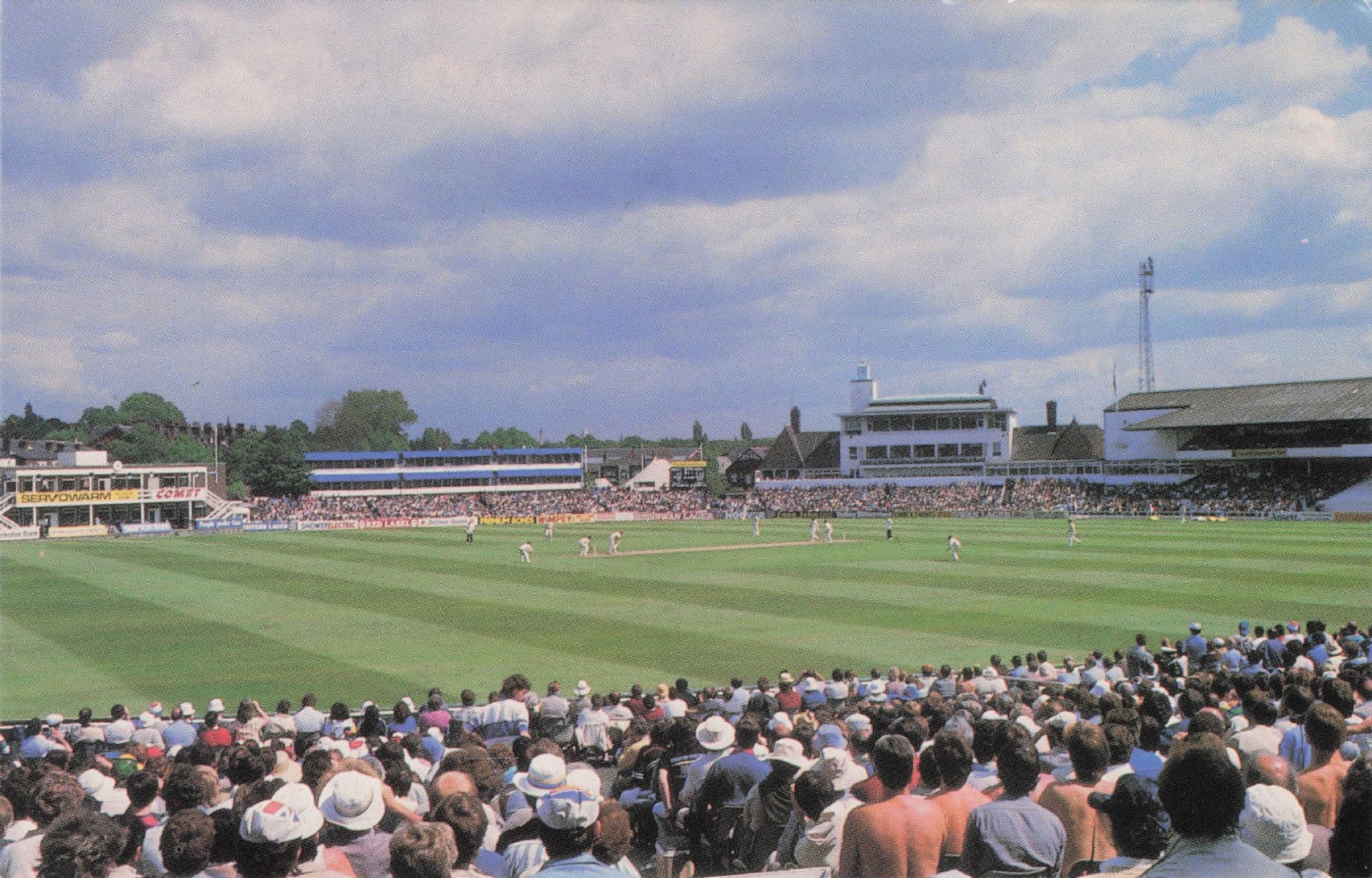 Headingley Leeds Cricke Ground in 1990 First Test Match Postcard