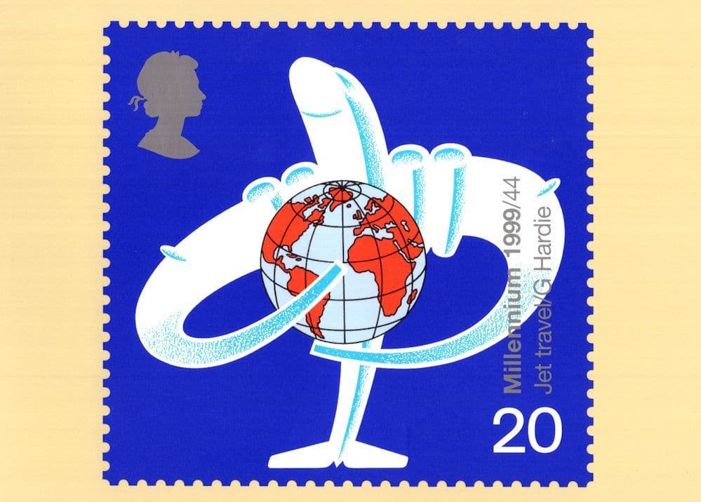Heathrow Hounslow Airport Jet Travel Rare FDC Postmark Postcard