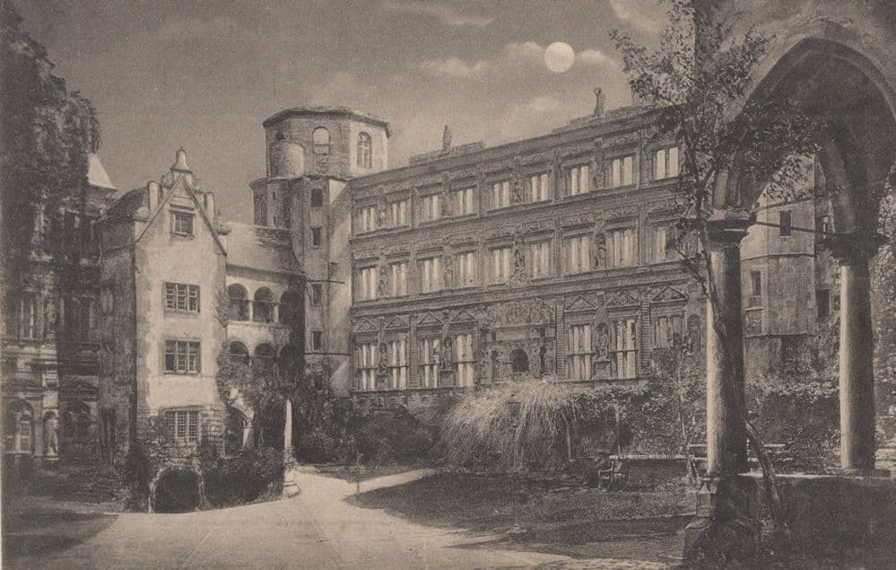 Heidelberg Antique German Advertising Postcard