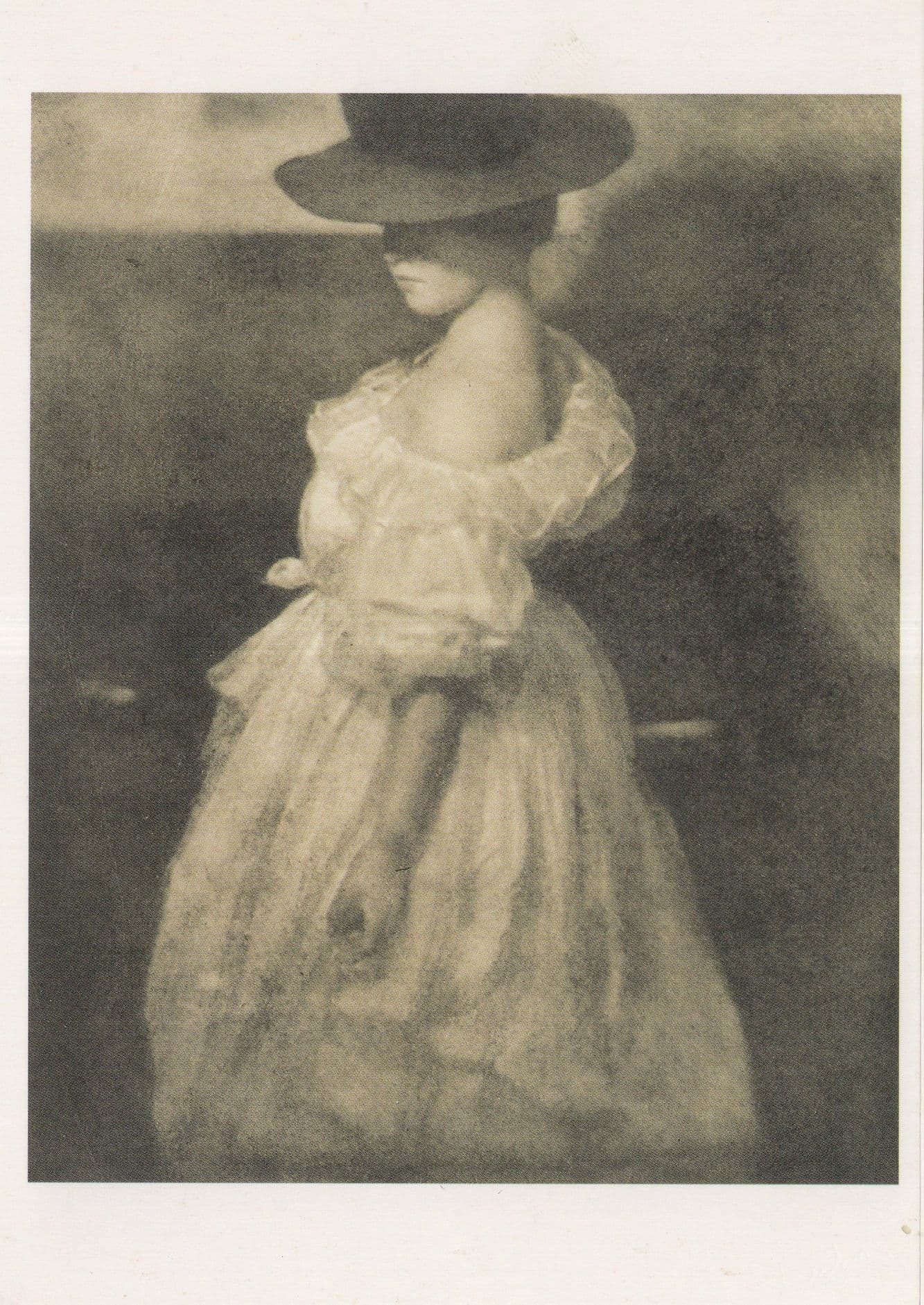 Heinrich Kuhn Miss Mary 1908 German Painting Postcard