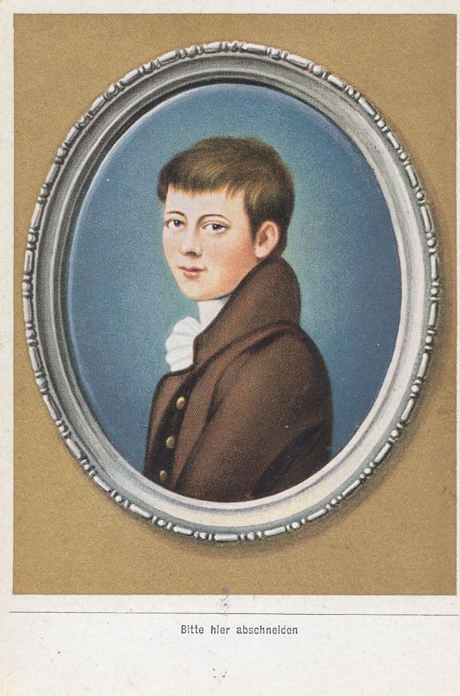 Heinrich Von Kleist German Poet Old Painting Cigarette Card