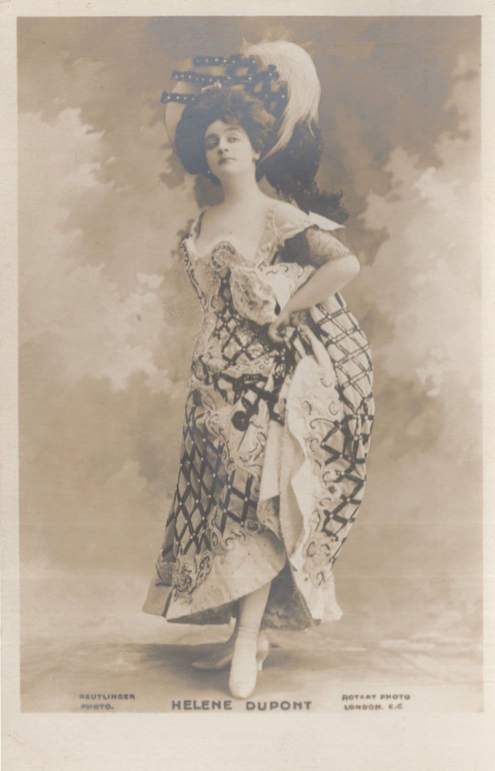 Helene Dupont French Actress Antique Rotary Postcard