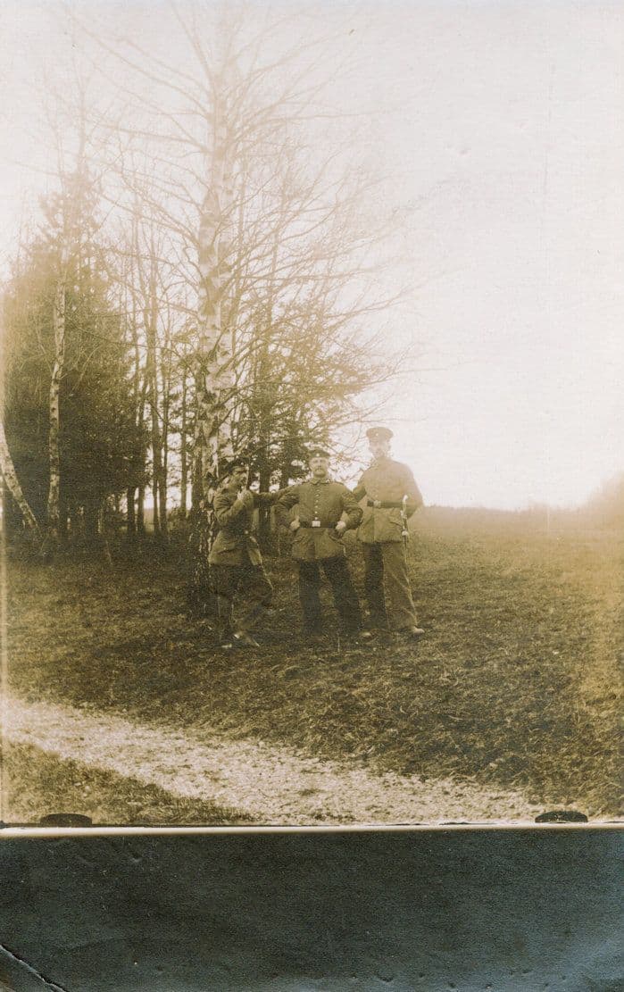 Hemmingen Germany WW1 Soldiers Hand Signed Feldpost War Photo Postcard