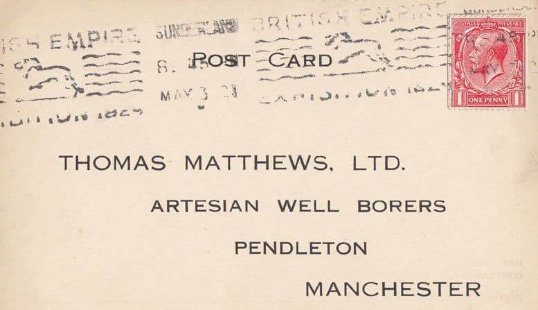 Hendon Paper Works Sunderland Ladders Manchester Foreman Workers Old Postcard