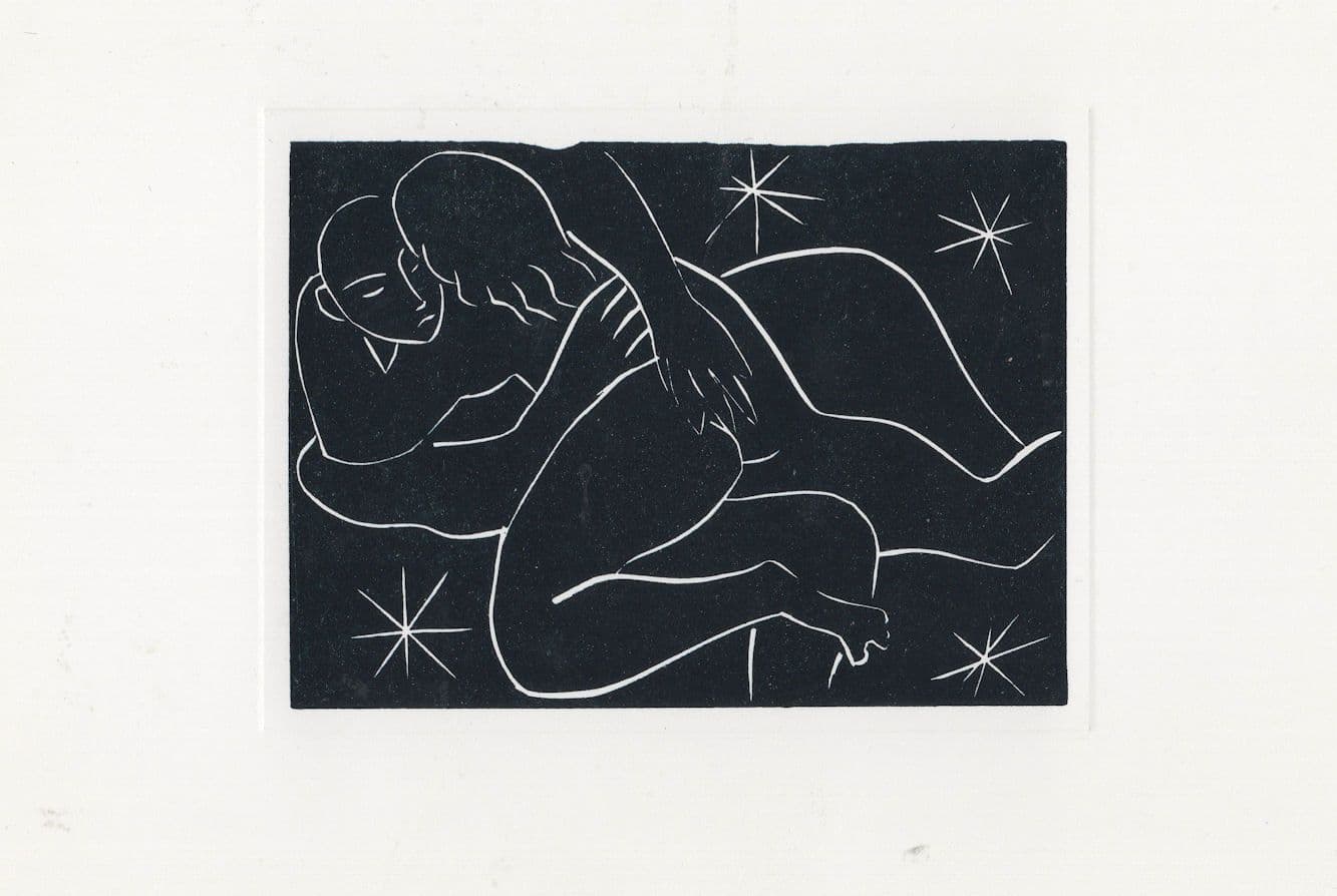 Henri Matisse Chant De Minos 1945 Rare Art Painting Postcard