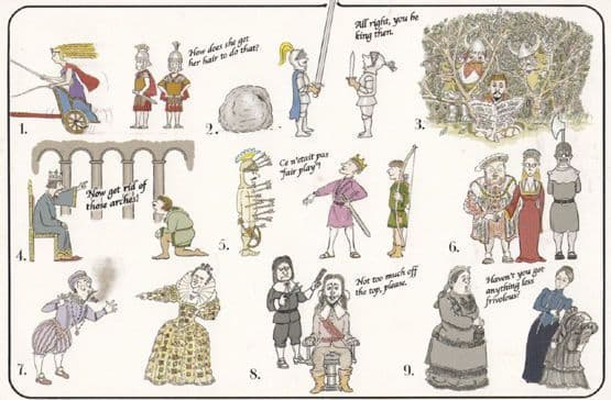 Henry VIII Roman Soldier British Costumes in History Comic Humour Postcard