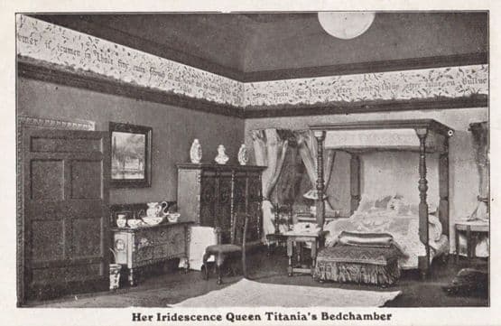 Her Iridescence Queen Titania's Bedchamber Postcard