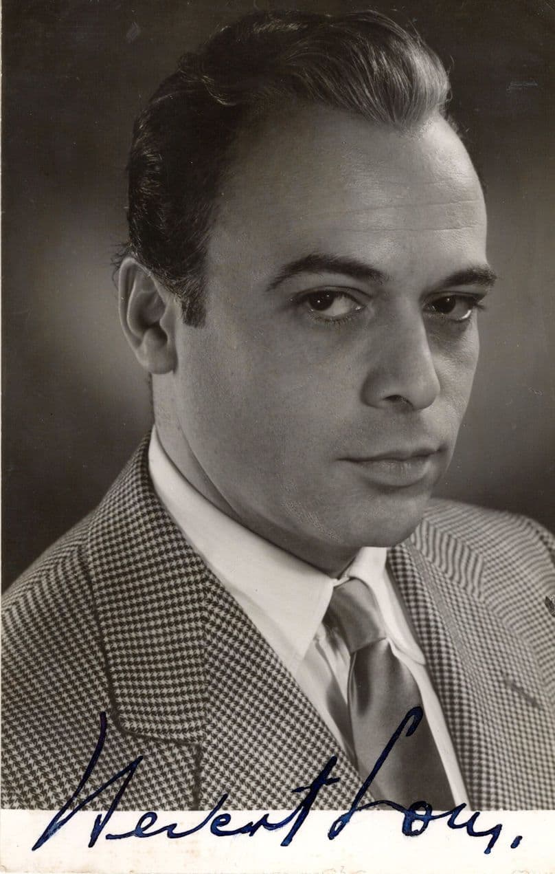 Herbert Lom The Pink Panther Antique Hand Signed Photo