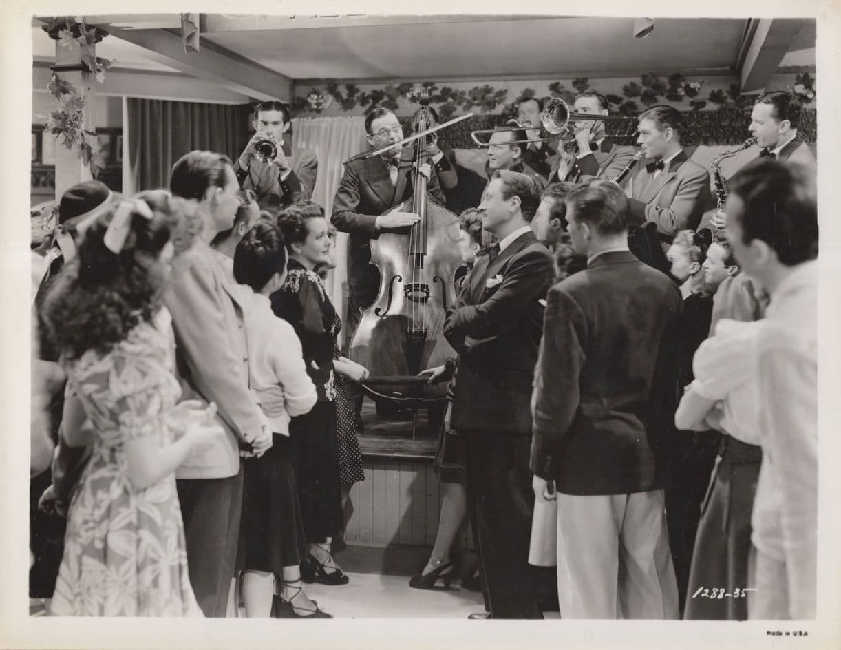 Herbert Marshall Young Ideas Film 1940s Jazz Blues Band Press Photo