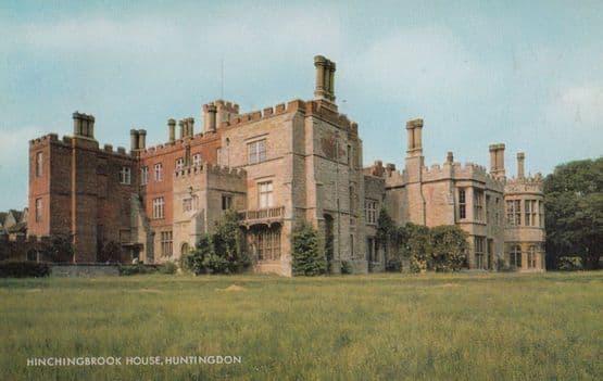 Hinchingbrook House George Hotel Huntingdon 1960s 2x Postcard s