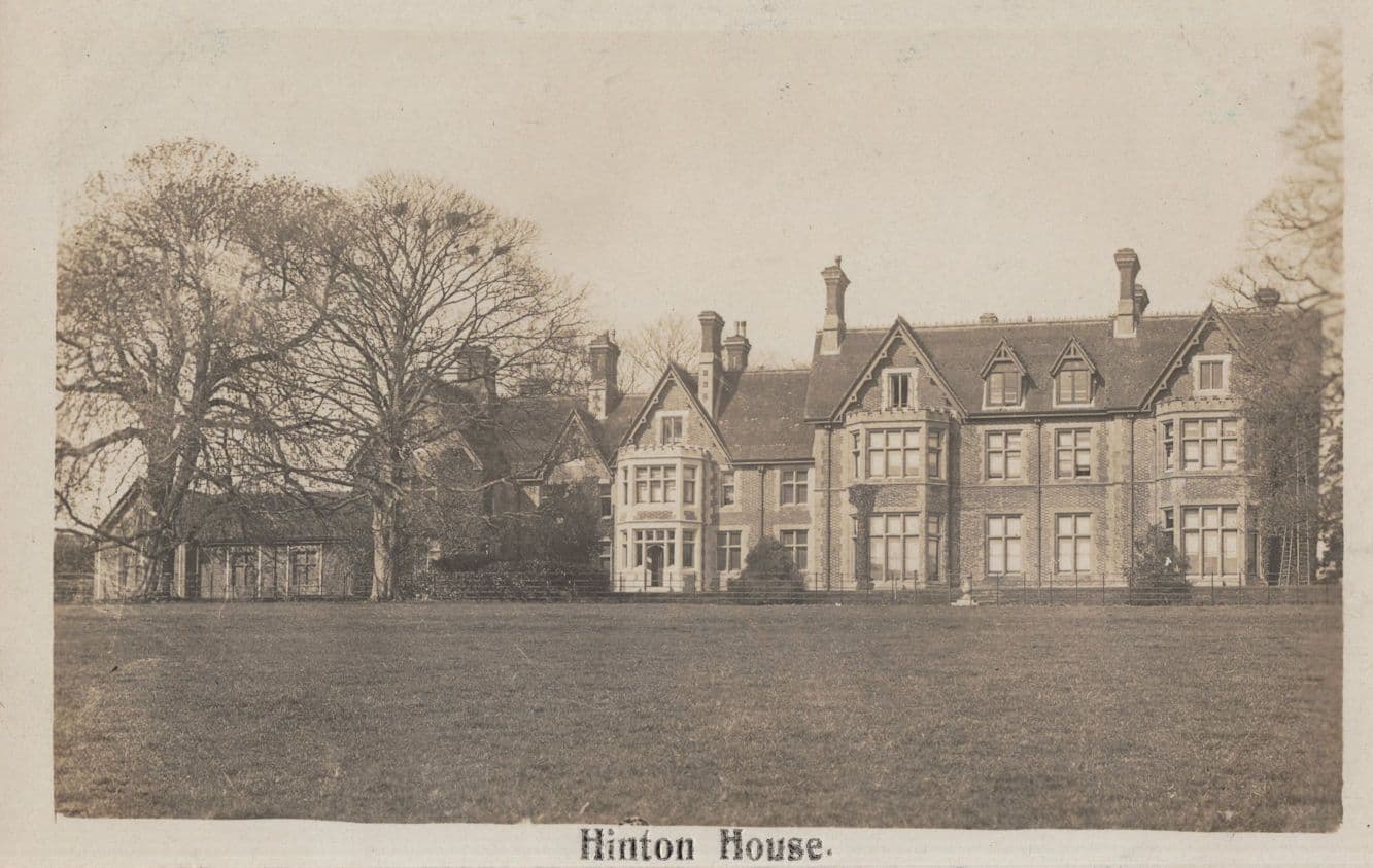 Hinton House Allerford Somerset Possibly From Owner Old Postcard