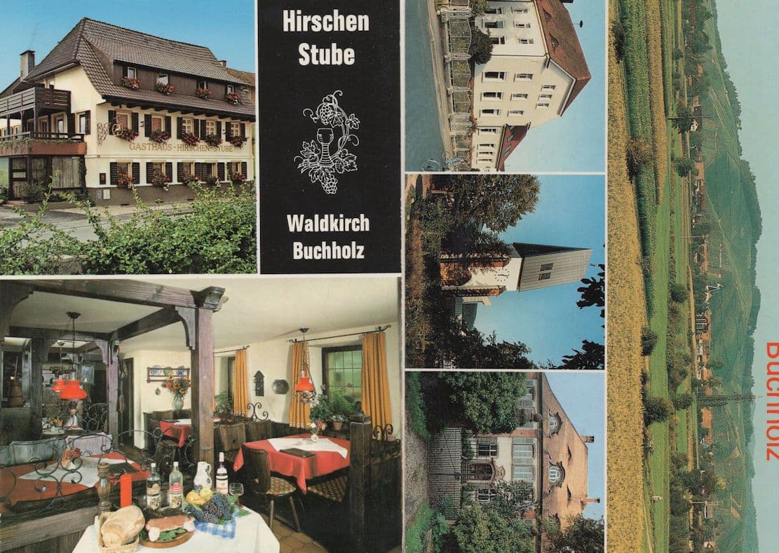Hirschen Stube Bucholz Hotel 2x German Postcard s