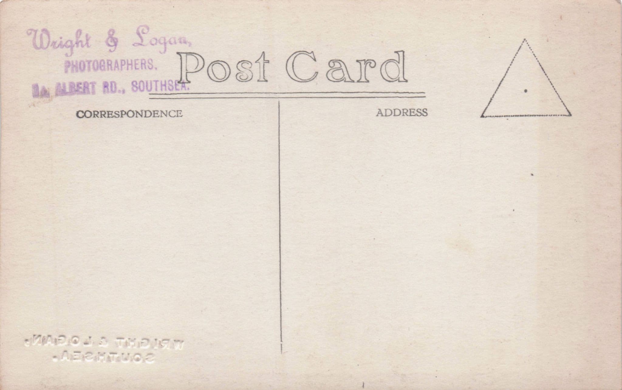 HM Royal Yacht Victoria & Albert Ship Southsea Studio Old Postcard
