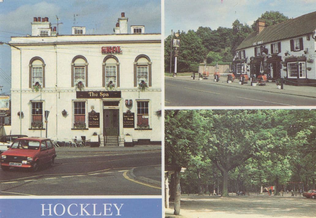Hockley Spa Hotel Bull Pub Skol Lager Essex Postcard