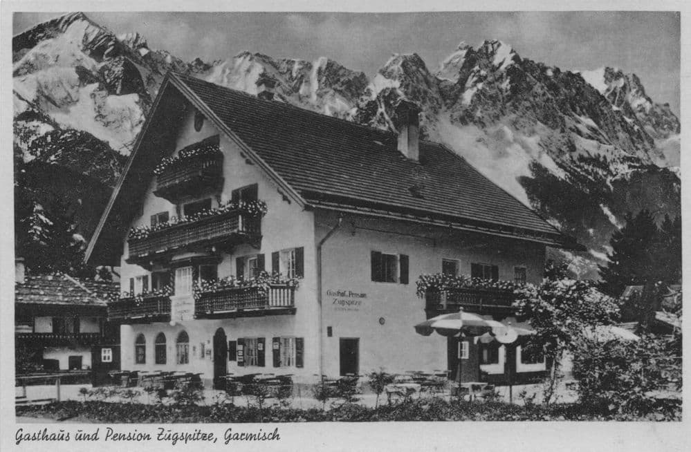 Hohenluftkurort Saalbach Austria Hotel RPC Vintage Postcard