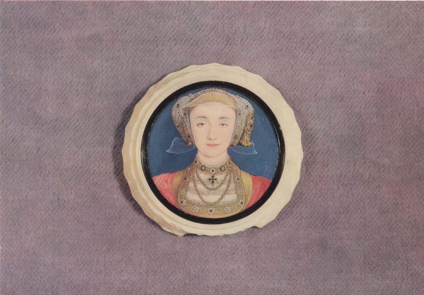 Holbein Anne Of Cleaves Victoria & Albert Museum Postcard