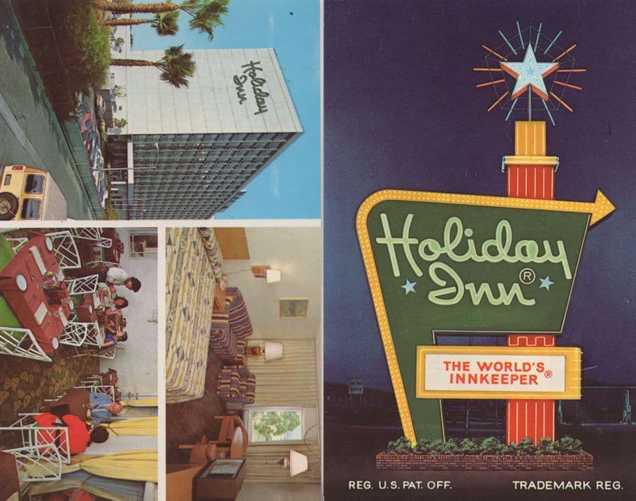 Holiday Inn Hotel Los Angeles Airport 2x USA Mint Postcard s