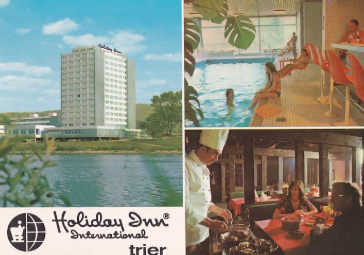 Holiday Inn Trier German Postcard