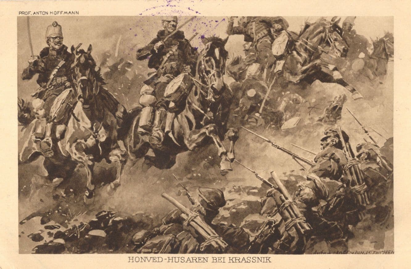 Honved Hisaren Bei Krassnik Hungary Hans Hoffman WW1 Postcard