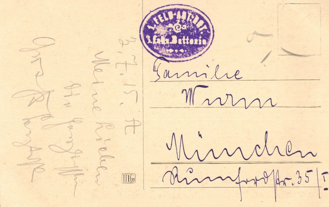 Honved Hisaren Bei Krassnik Hungary Hans Hoffman WW1 Postcard
