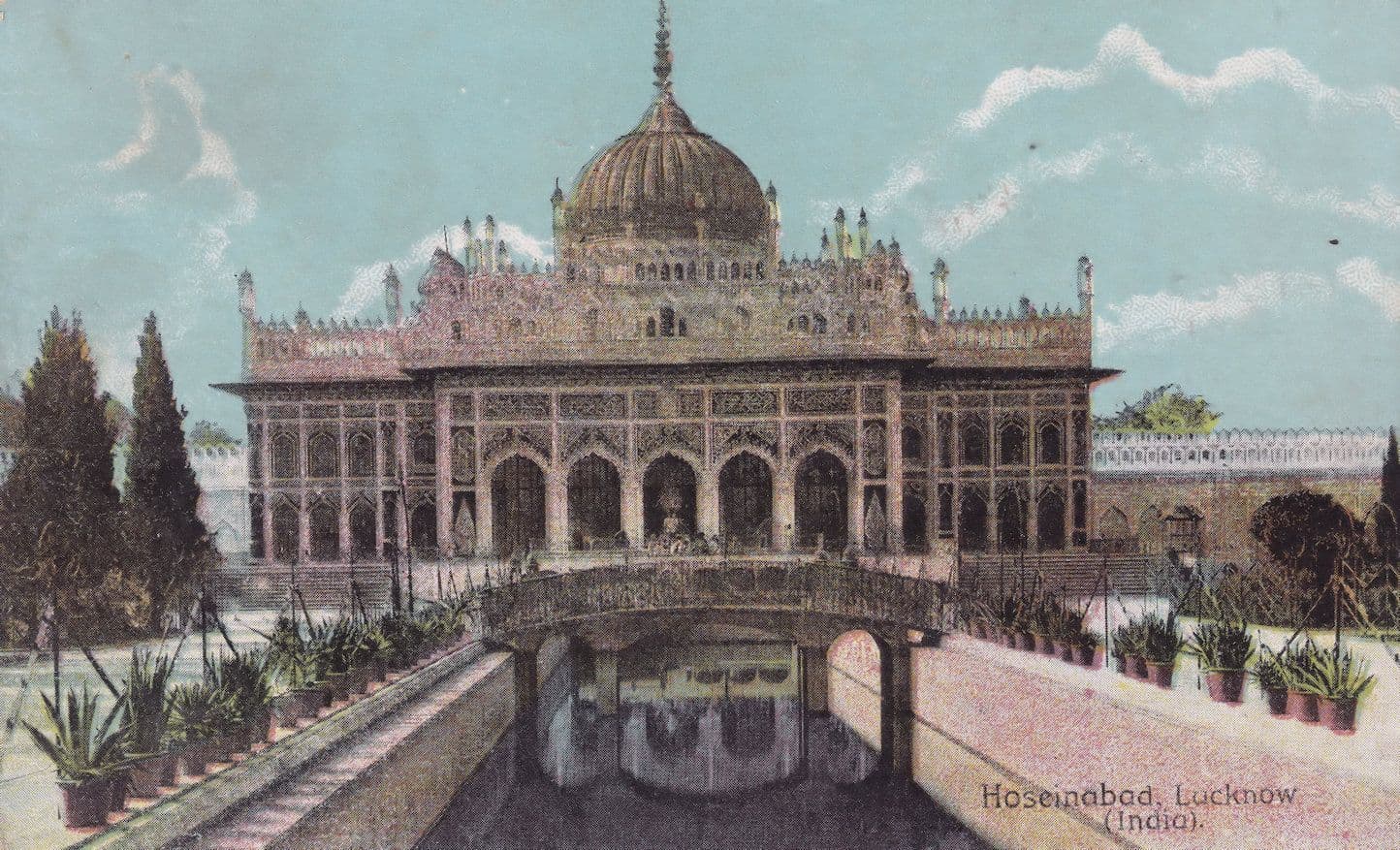 Hooseinabad Hoseinabad Imambara Lucknow Mohammed Ali Shah Antique Postcard