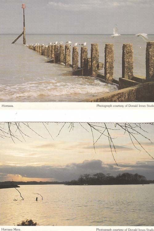 Hornsea Mere Yorkshire Moors Sunset 2 Postcard s