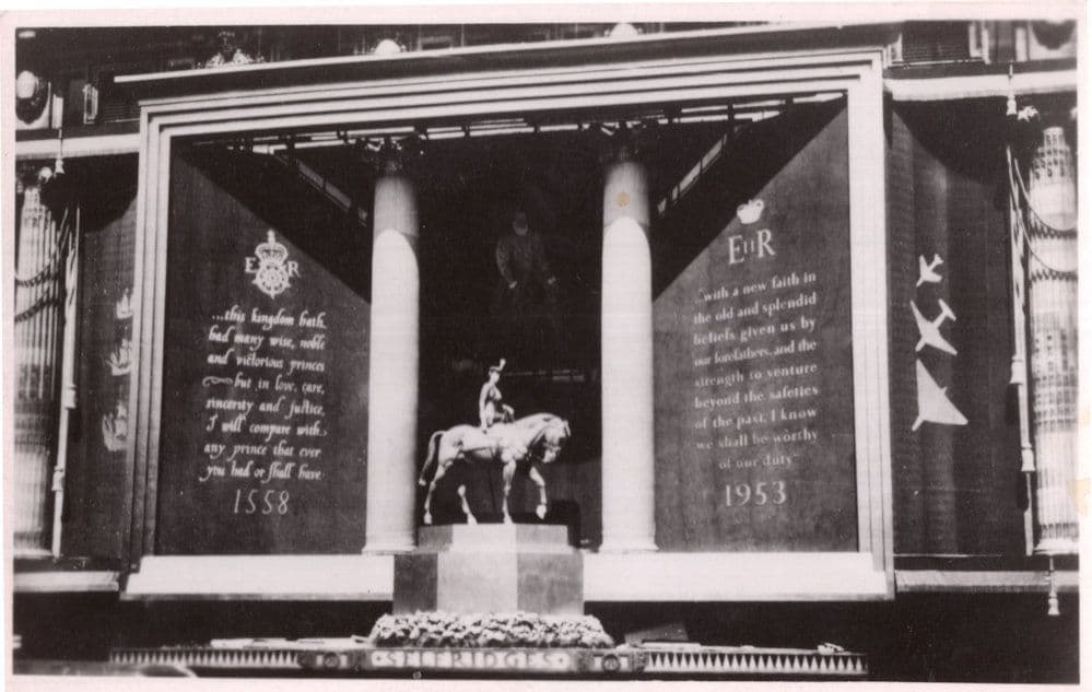 Horse Guard at Selfridges Department Store London RPC PB Postcard