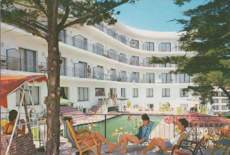 Hotel Capri Lloret De Mar Swimming Pool Postcard