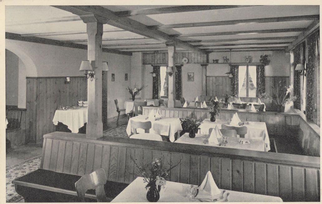 Hotel Lutzelau Weggis Switzerland Real Photo Postcard