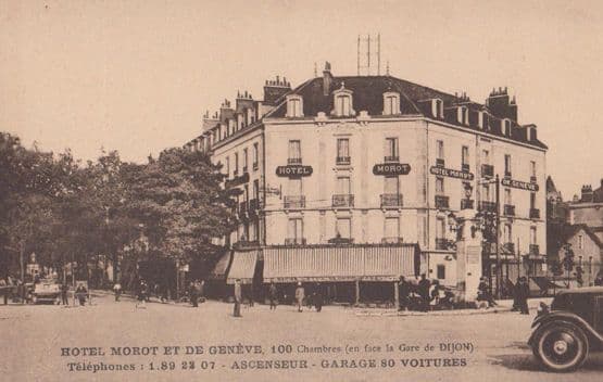 Hotel Morot Et De Geneve Antique French Postcard