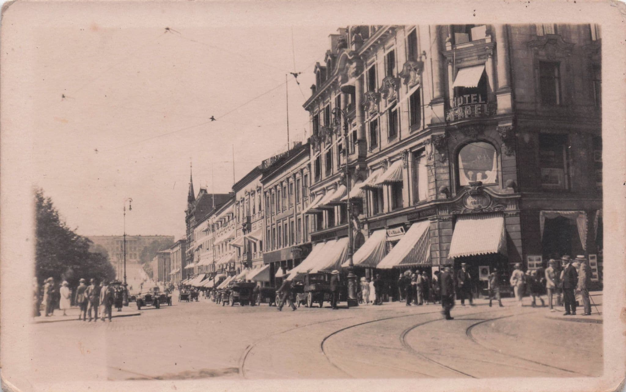 Hotel Nobel Berlin Germany Antique Real Photo Postcard