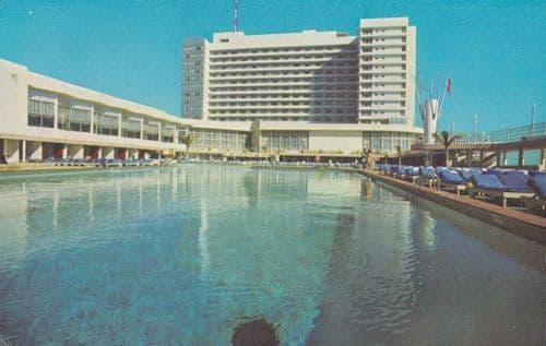 Hotel Of The Stars Miami Beach Swimming Pool Postcard