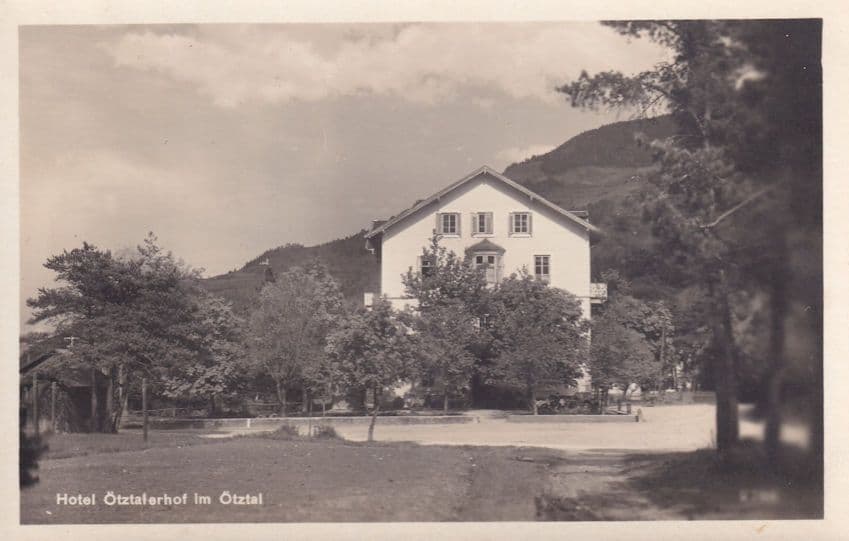 Hotel Otztalerhof Much Heiss Nachf Austria Old Postcard