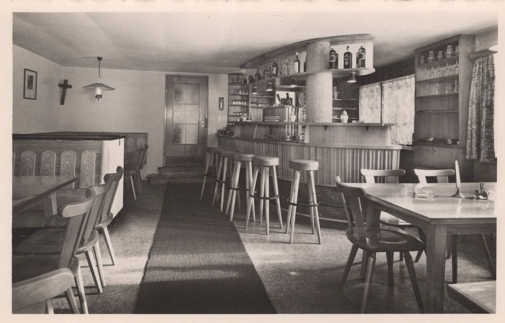 Hotel Pension Post Zwieselstein Tirol Austria Old Photo Postcard