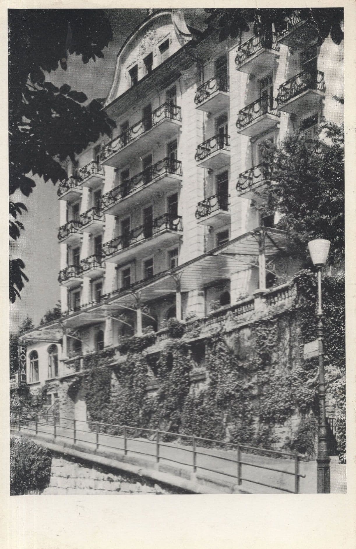Hotel Royal Lucerne Switzerland Postcard