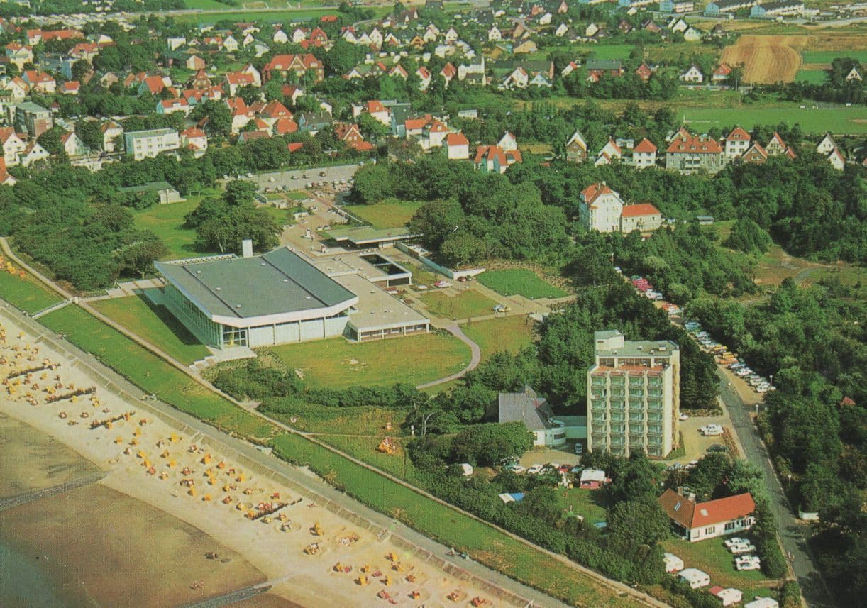 Hotel Seehutte Wehrbergsweg Germany Aerial Postcard