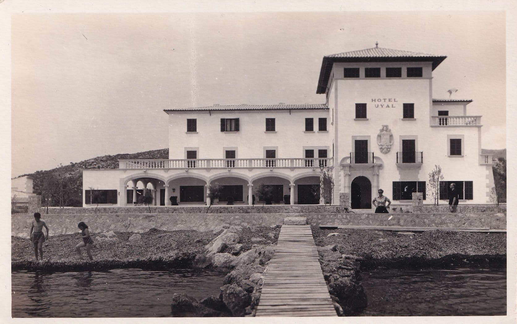 Hotel Uyal Puerto De Pollensa Mallorca Real Photo Postcard
