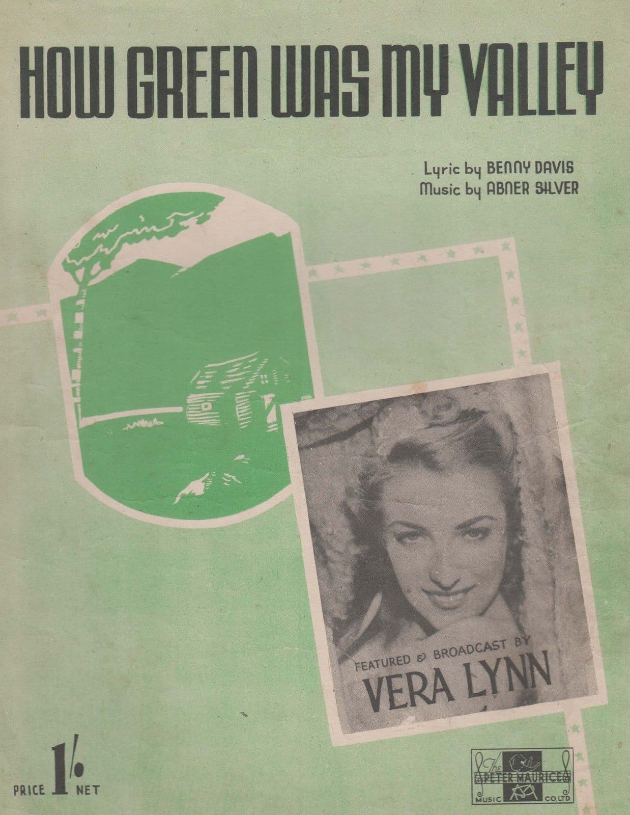 How Green Was My Valley Vera Lynn 1940s Sheet Music
