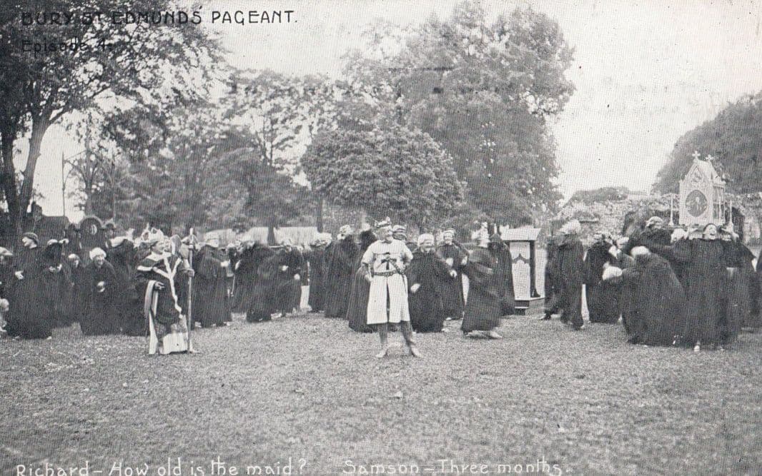 How Old Is The Maid Richard & Samson Pageant Bury St Edmunds Suffolk Postcard
