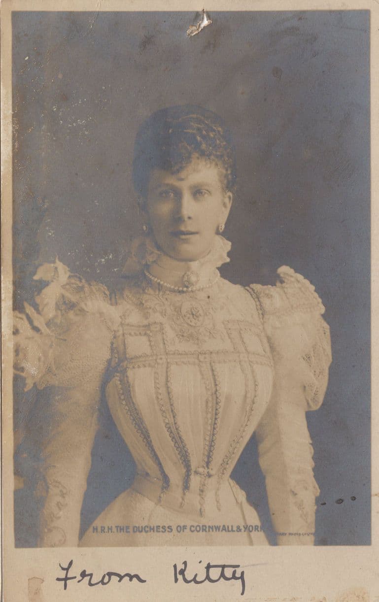 HRH The Duchess Of Cornwall Antique Royalty Postcard