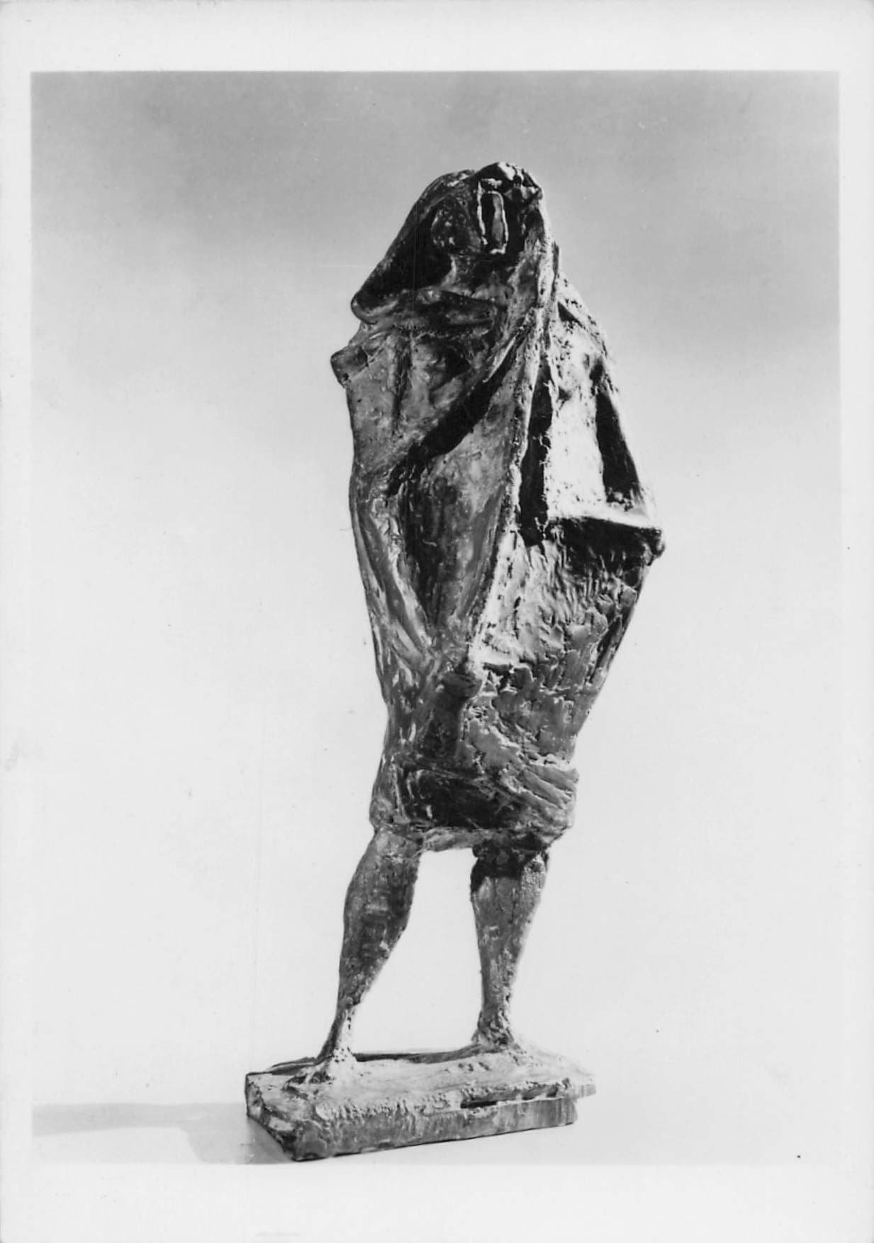 Hubert Dalwood Standing Draped Figure Sculpture RPC Tate Gallery Postcard