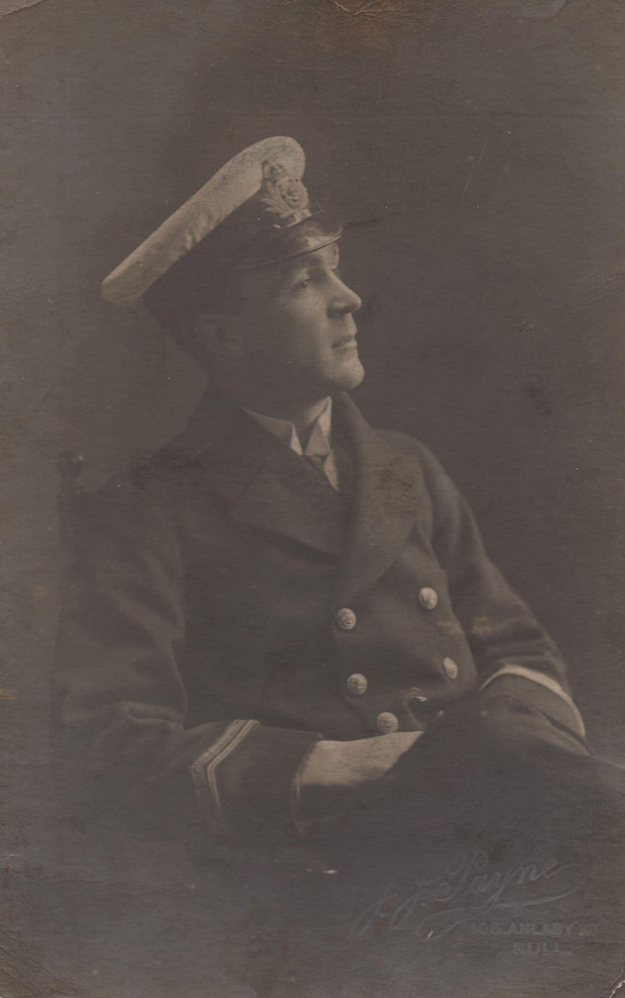 Hull WW1 Humber Pilot H Tomlinson War Museum Listed Old Postcard